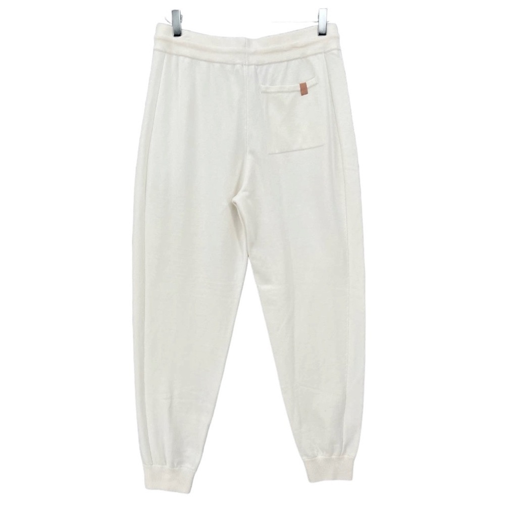 Lunya Cozy Cotton Silk Jogger Drawstring Pull On Sincere White NWT - Picture 6 of 8